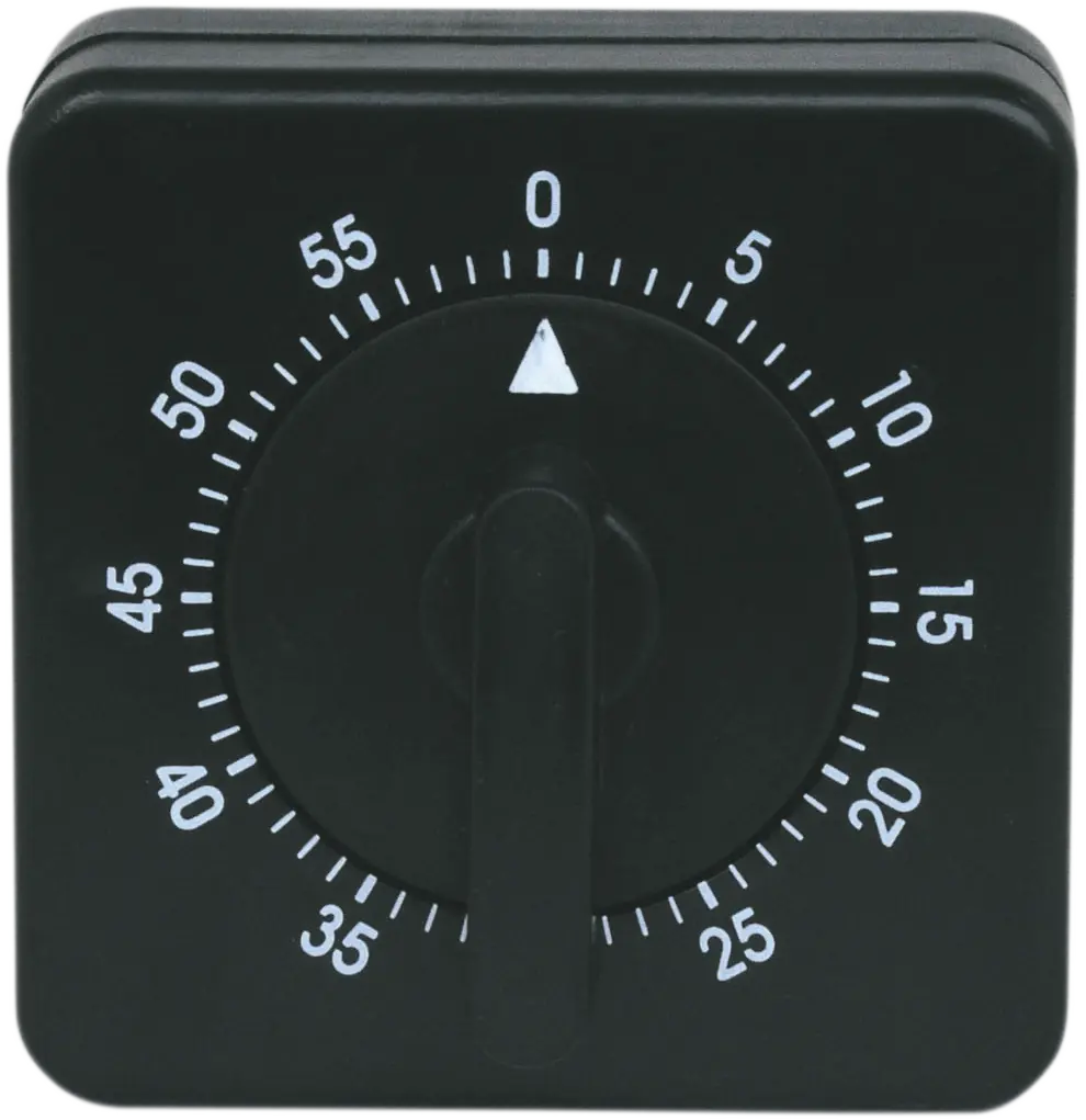 EFALOCK TIMER MECHANISCH ZWART