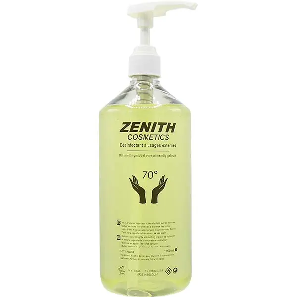 ZENITH DESINFECTERENDE HANDGEL 1000ML +  POMP