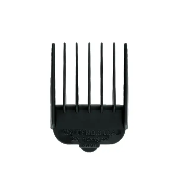 WAHL OPZETKAM NR.3 - 10MM PLASTIEK ZWART