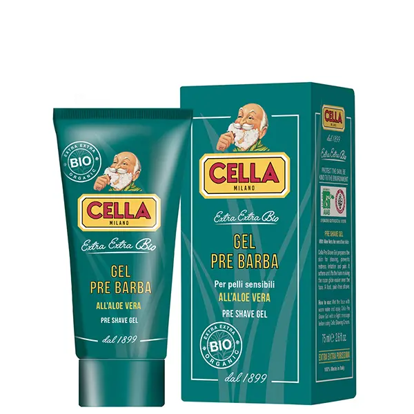 CELLA MILANO BIO PRE SHAVE GEL 75ML