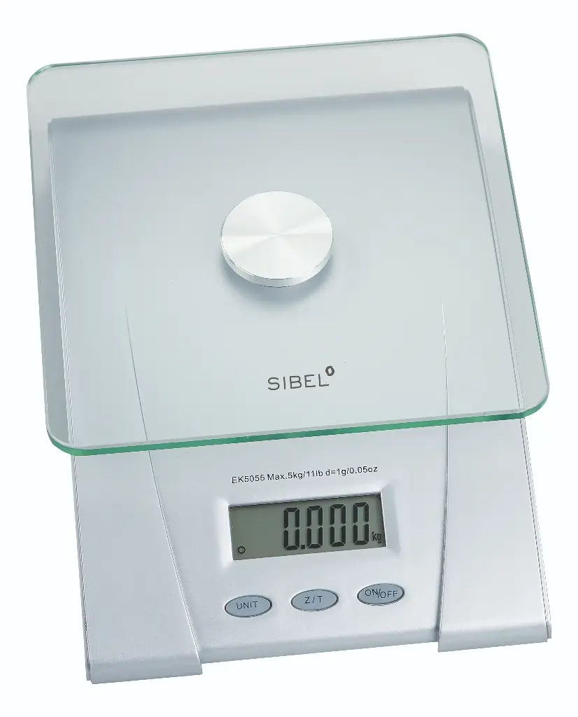 SINELCO GLASS TOP WEEGSCHAAL MAX.5KG