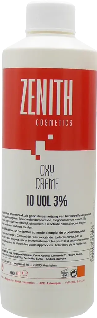 ZENITH OXYCREME 500ML - 10VOL