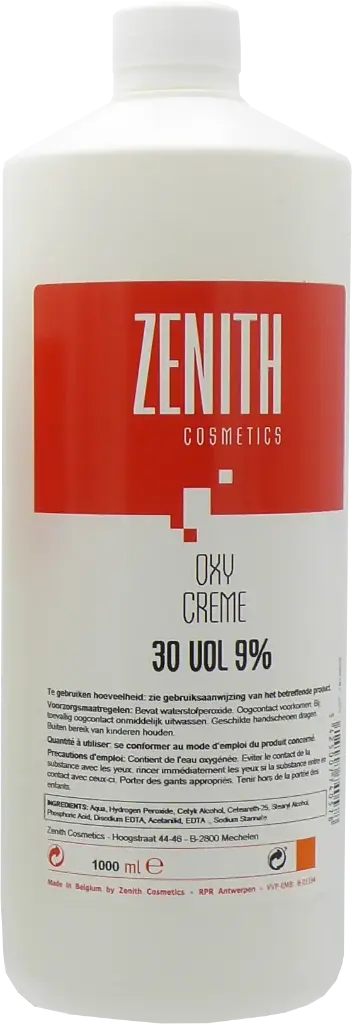 ZENITH OXYCREME 1000ML - 30VOL