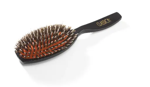 [SIBEL8458532-P002813] SINELCO CLASSIC 71 BLACK OVAL PNEUM.BRUSH NYLON+BOAR