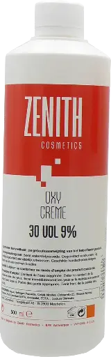 [005050013] ZENITH OXYCREME 500ML - 30VOL