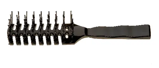 [SIBEL845043102-P000231] SINELCO CROC L BLACK VENTED BRUSH