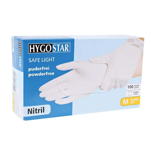 HANDSCHOENEN NITRIL 100ST WIT